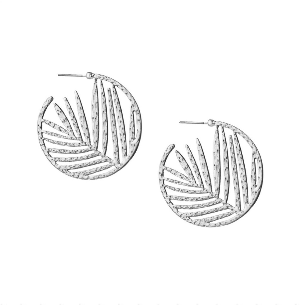 Marlyn Schiff - Leaf Cutout Hoop